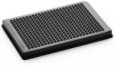 4TI-0386 FrameStar 384 Well Skirted PCR Plate, black PP wells, black PC frame, cut corner A24 ( 50 pcs/pkg )